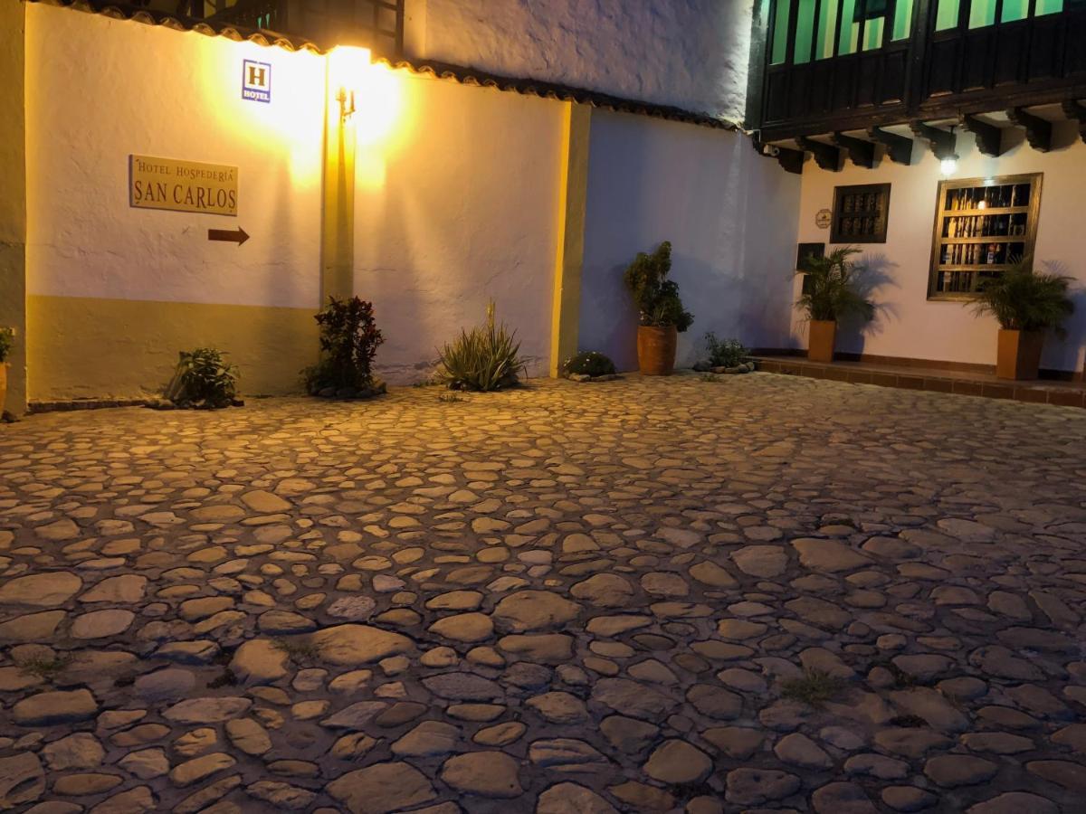 Hotel Hospederia San Carlos Villa De Leyva Exteriör bild
